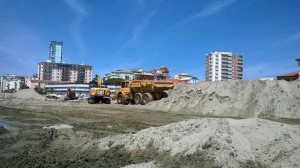 lavori spiaggia Senzuno