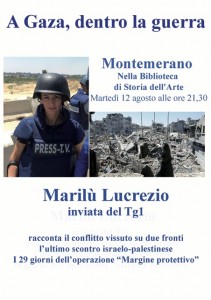 Locandina Gaza Marilu' Lucrezio