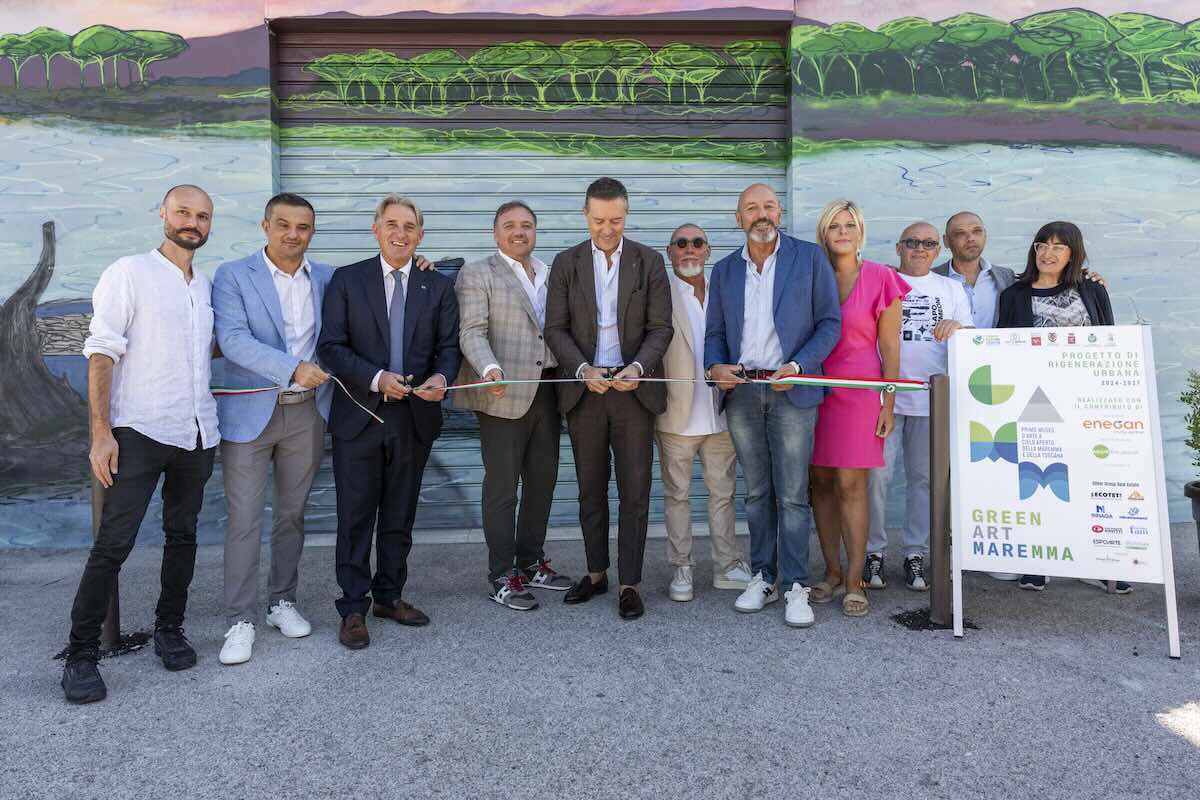 Green Art Maremma taglia il nastro per i due murales #adessonews